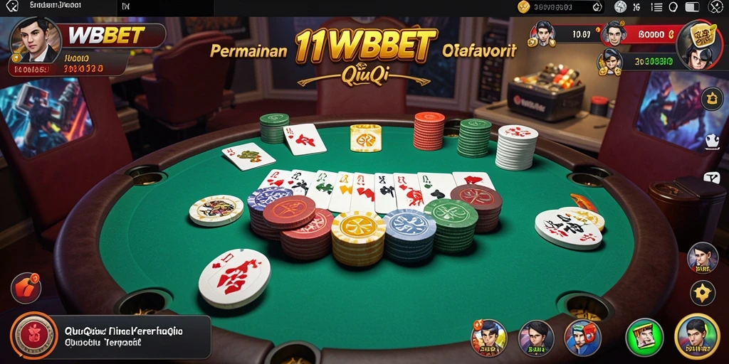 Tampilan gameplay QiuQiu yang mengasyikkan di 11WBET.