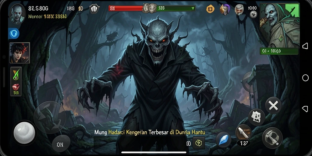 Tampilan gameplay <strong>8G8G</strong> yang menegangkan dan mencekam.