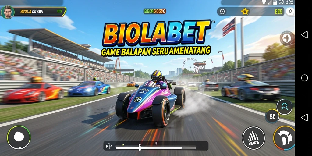 Gameplay seru dalam balapan cepat dan mendebarkan.