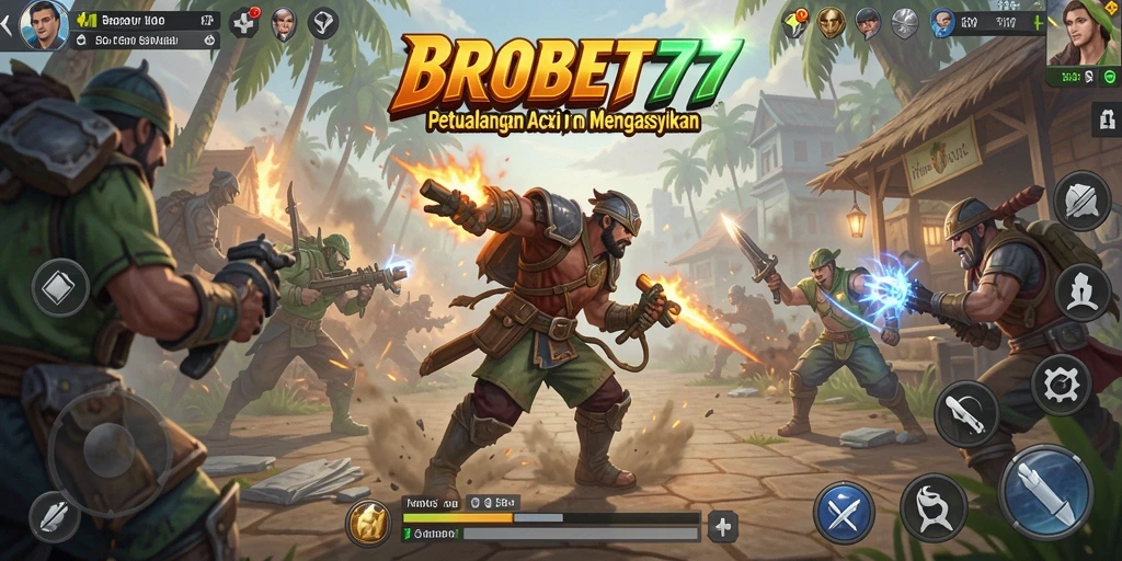 Gameplay intens dengan grafis menakjubkan di BROBET77.