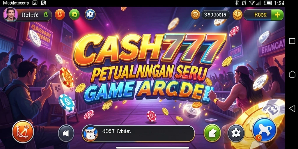 Gameplay seru dan menantang dari CASH777 dalam aksi.