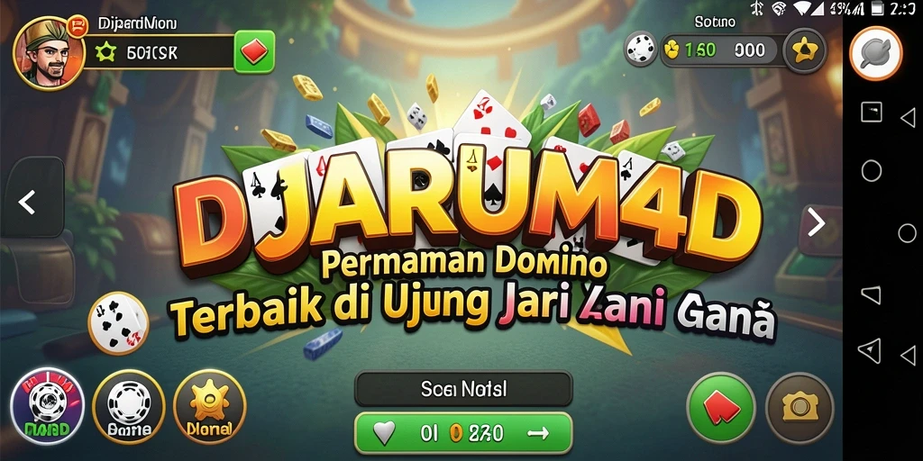 Gameplay seru DJARUM4D yang menampilkan permainan domino yang menantang.
