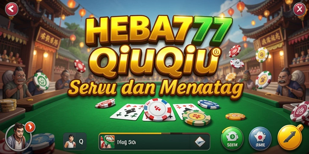 Tampilan gameplay QiuQiu yang menarik di HEBAT777.