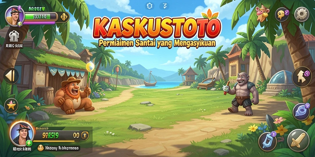 Screenshot KASKUSTOTO menampilkan gameplay yang seru dan penuh warna.