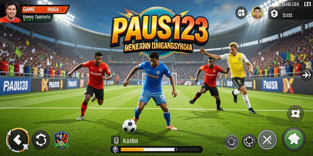 Tampilan gameplay PAUS123 yang menegangkan dalam pertandingan olahraga.