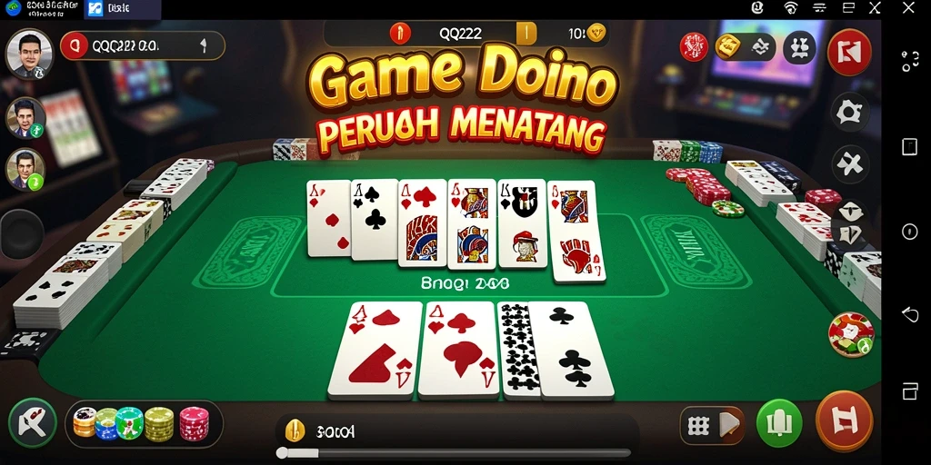 Tampilan gameplay intes dan seru di QQ222
