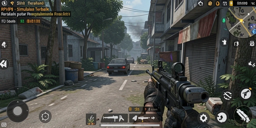 Tampilan gameplay RPVIP8 yang menawan dan realistis.